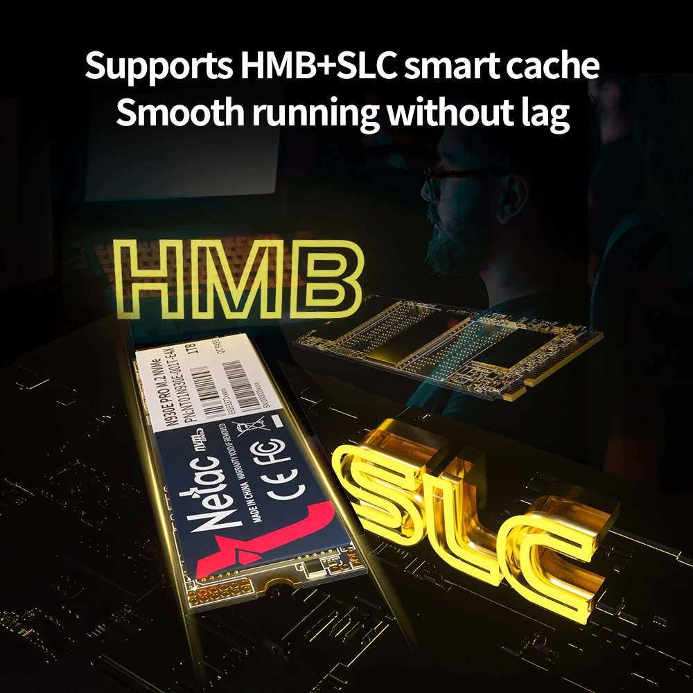 Netac M2 ssd 1tb NVME SSD 512gb M.2 2280 PCIe SSD 128gb 256gb Hard Dirve Internal Solid State Disk for Laptop Computer PC