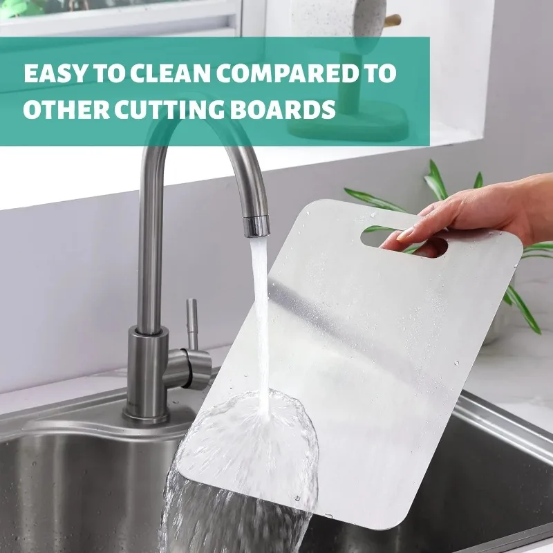 Premium Titanium Cutting Board- Dual-Side Antibacterial Chopping Board
