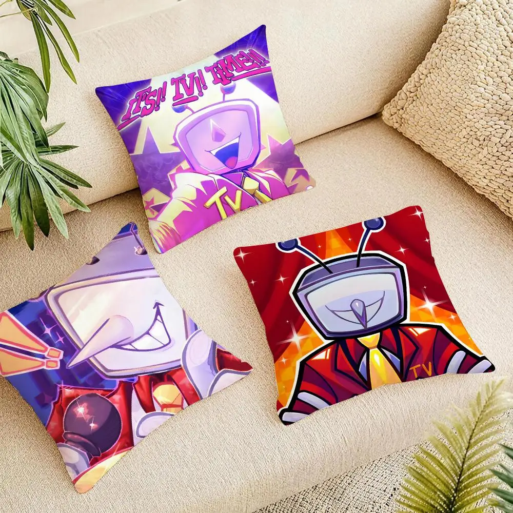 Tenna D-Deltarune Video Game Cushion Cover Linen Square Pillow Case Naturally Durable Hypoallergenic Gentle On Sensitive Skin