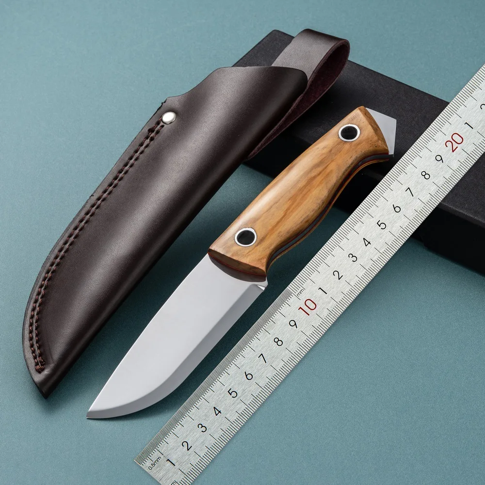

Sharp High-density Stainless Steel Kitchen Fruit Knife Meat Cutting Knife Western Food Knife Wood Handle