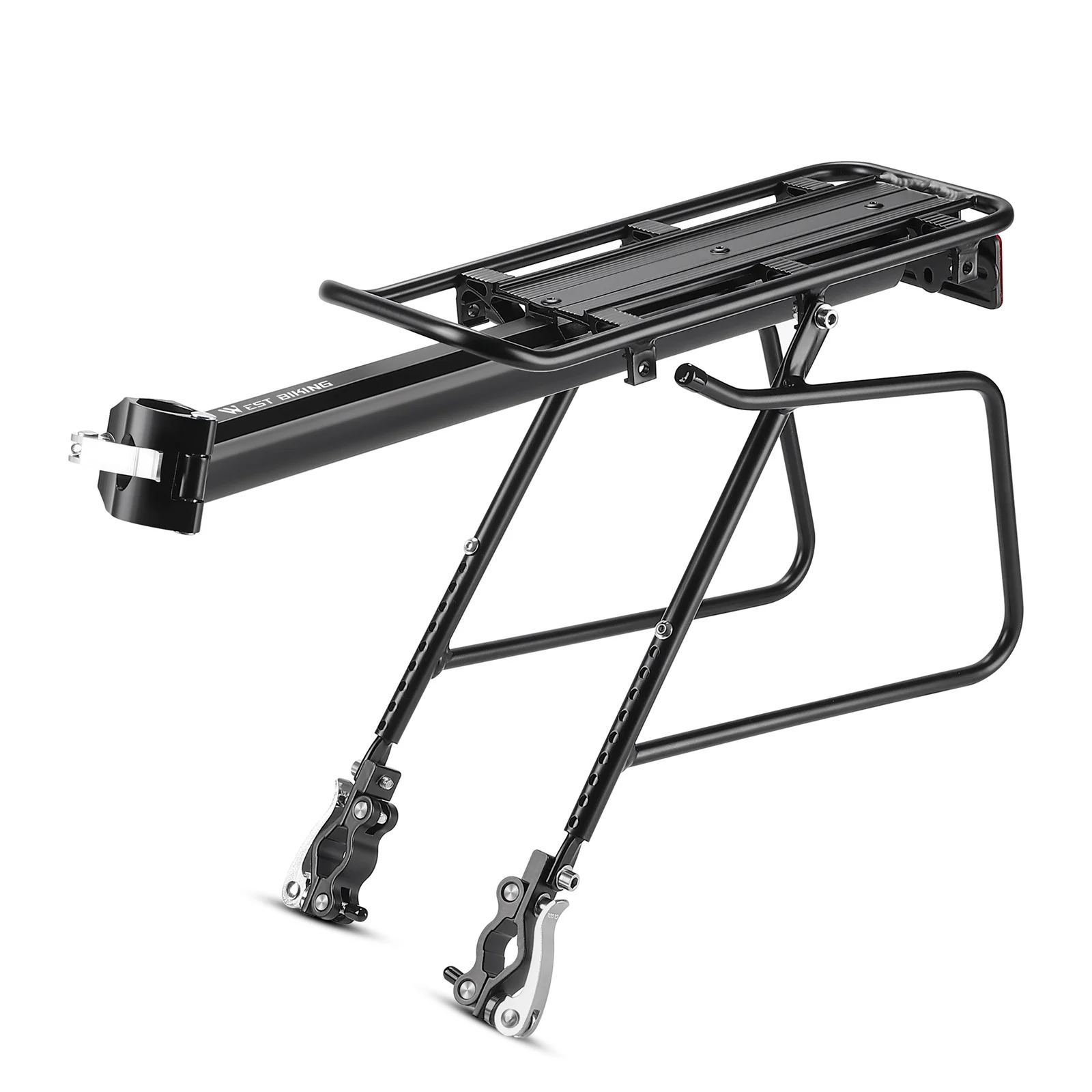 

Задняя стойка для велосипеда из алюминиевого сплава, быстросъемная задняя стойка для велосипеда, задняя полка для велосипеда с сильной нагрузкой, задняя стойка для велосипеда