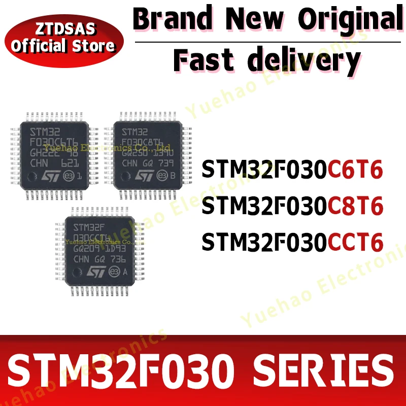 STM32F030C6T6 STM32F030C8T6 STM32F030CCT6 STM32F030C6 STM32F030C8 STM32F030CC STM32F030 STM32F STM32 STM IC MCU LQFP-48