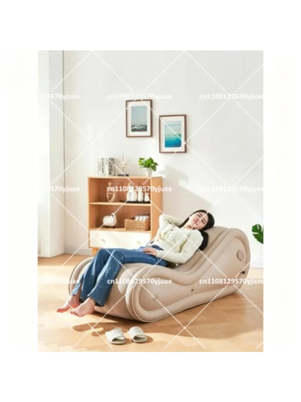 Outdoor Camping Sofa Automatic Inflatable Bed for Leisure Lunch Break