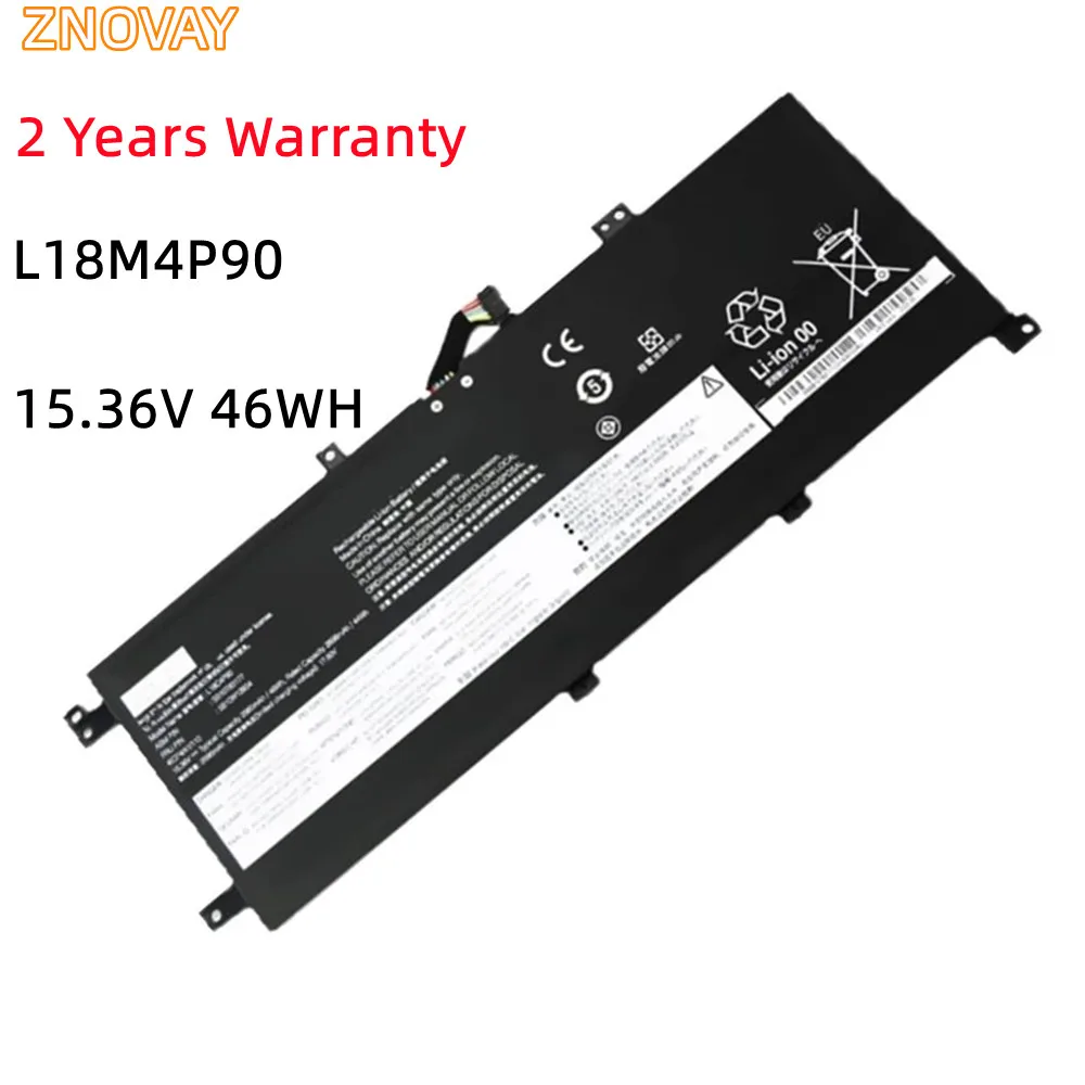 

ZNOVAY L18M6P90 Laptop Battery For Lenovo ThinkPad P53 Series Notebook L18C6P90 02DL028 5B10W13901 SB10K97664 11.25V 8000mAh