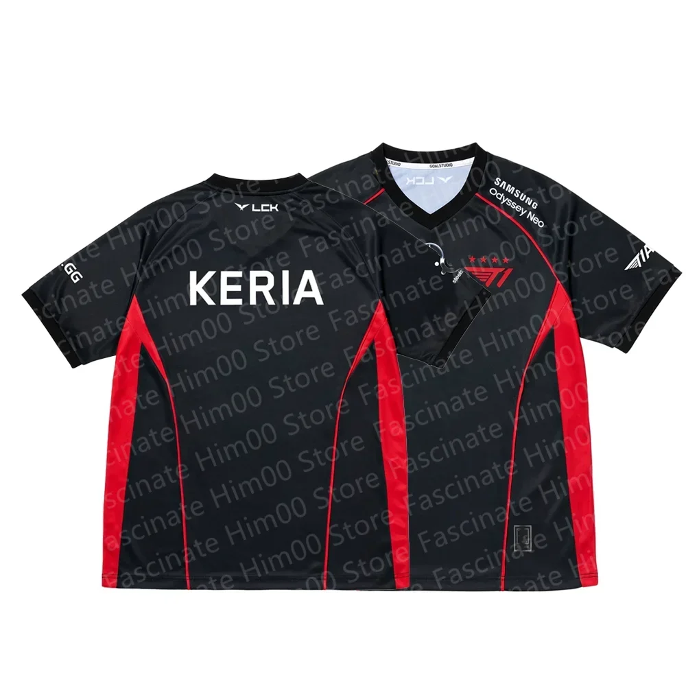 League of Legends LCK Professional League T1 Team, camisetas de enteretimento, camise-Tas Faker, 2024