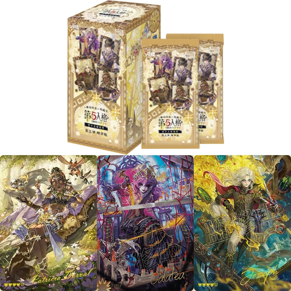 

Genuine Identity Ⅴ Card Essence Edition Carving Time Cards Rare SE Secret Realm Card Game Characters Collection Card Toys Gifts