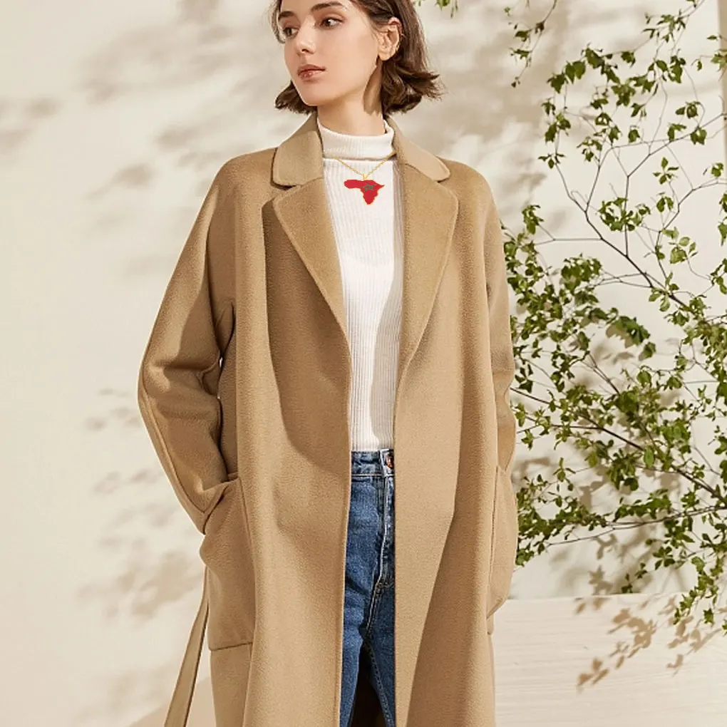 3.8 سنتيمتر الهيب هوب أفريقيا قلادة على شكل خريطة قلادة مجوهرات المغرب خريطة العلم قلادة قلادة الإكسسوارات الأنيقة