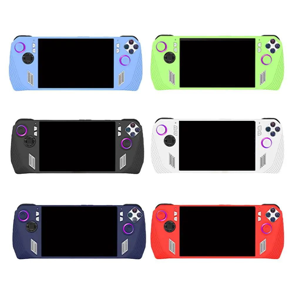 Handheld Silicone Case For ASUS ROG Ally Comfortable Preventing Dust Scratches Shocks Drop-proof Protective Cover