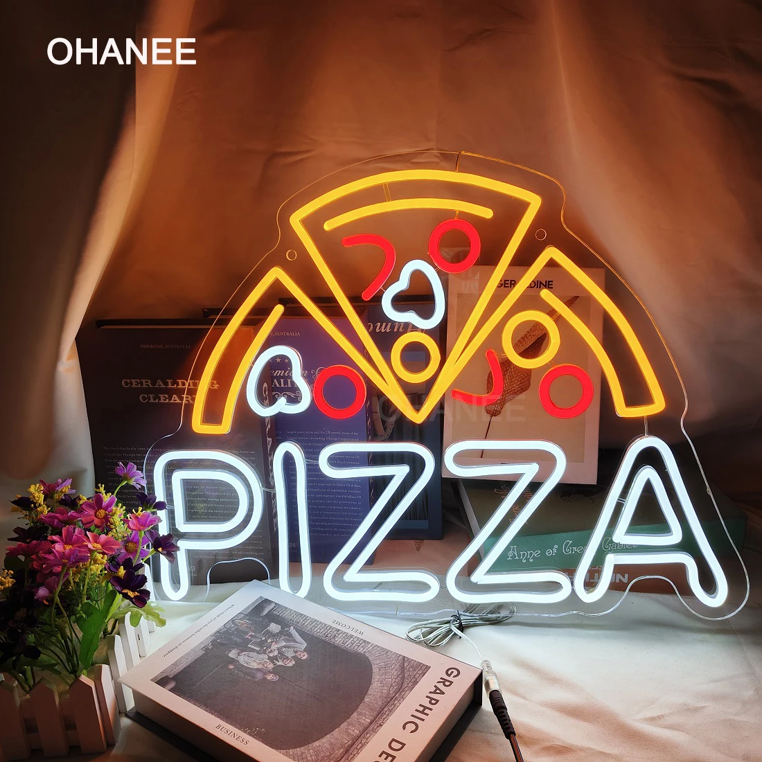 pizza neon sign led night light para home bar beer window shop decoracao do quarto para resraurant hamburger neon night light 01