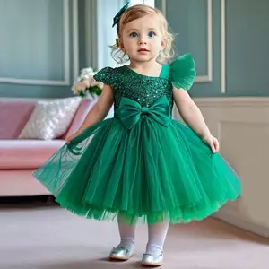 Peaktor -Kleider für Frauenprinzessin, Taufkleid, Kinderhochzeitsfeier, Weihnachten, neues Luxuskleid, 2022 10 Hauptverkaufskleid Baby Party Kleid 1 Jahr - №7