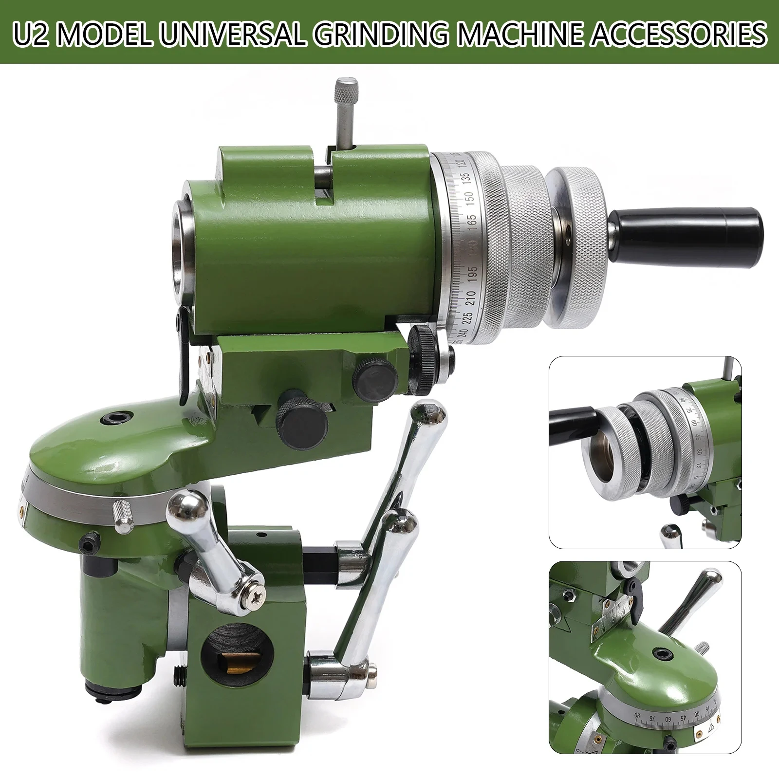 Grinder Tool Holder Multi Purpose Green Multifunction Universal Tool Rest Body Lathe Accessories for End Mill End Torsion Lathe