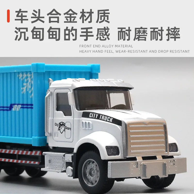 Véhicule à traction en alliage, modèle de voiture de Police d'ingénierie, jouet éducatif, Simulation, Mini voiture multi-styles