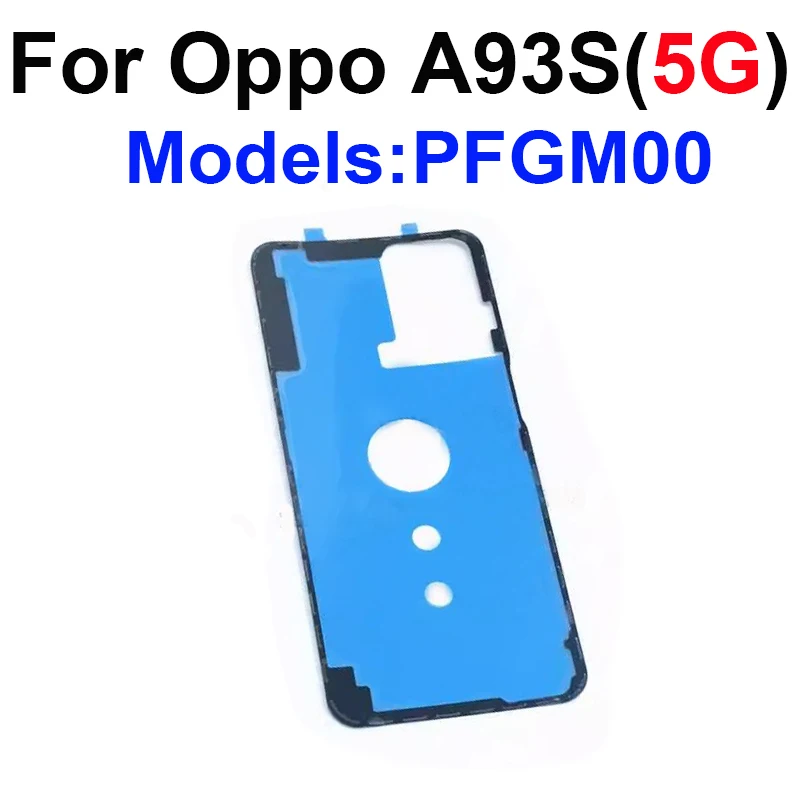 For OPPO A72 A73 A92 A92S A93 A93S A96 Back Battery Housing Cover Sticker Rear Battery Housing Adhesive Parts