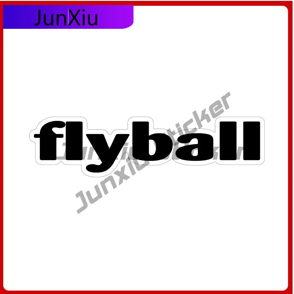 

Flyball Word Aesthetic Car Laptop Window Bumper Waterproof Vinyl Decal Sticker Unique Unique Unique Funny Retro Funny Vintage
