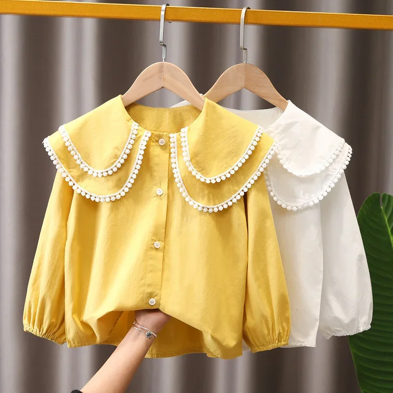 

Spring Autumn Shirts Cotton Outwear Outdoor Toddler Children's Clothi Girls Baby's Kids Blouse Coat Jacket Outwear 2025 Charming