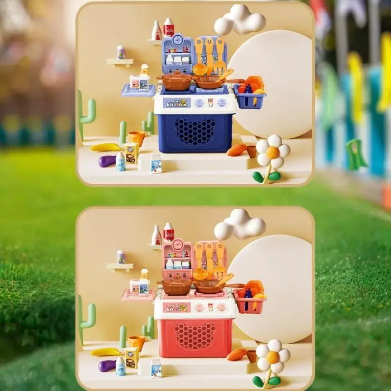 Lustiges Spielküchenset, Geschenk, 32/23/25 Teile, pädagogisches Rollenspielspielzeug für Kinder