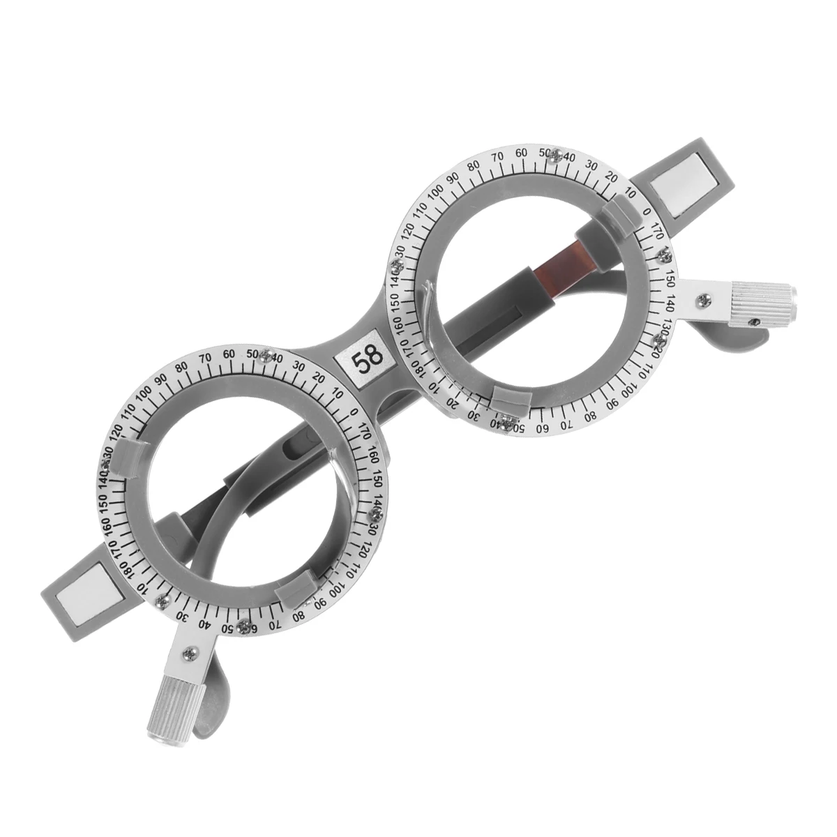 

Optic Trial Lens Frame Eye Optometry Glasses Adjustable Length Lightweight Metal Plastic Suitable Eyewear Shops Hospitals