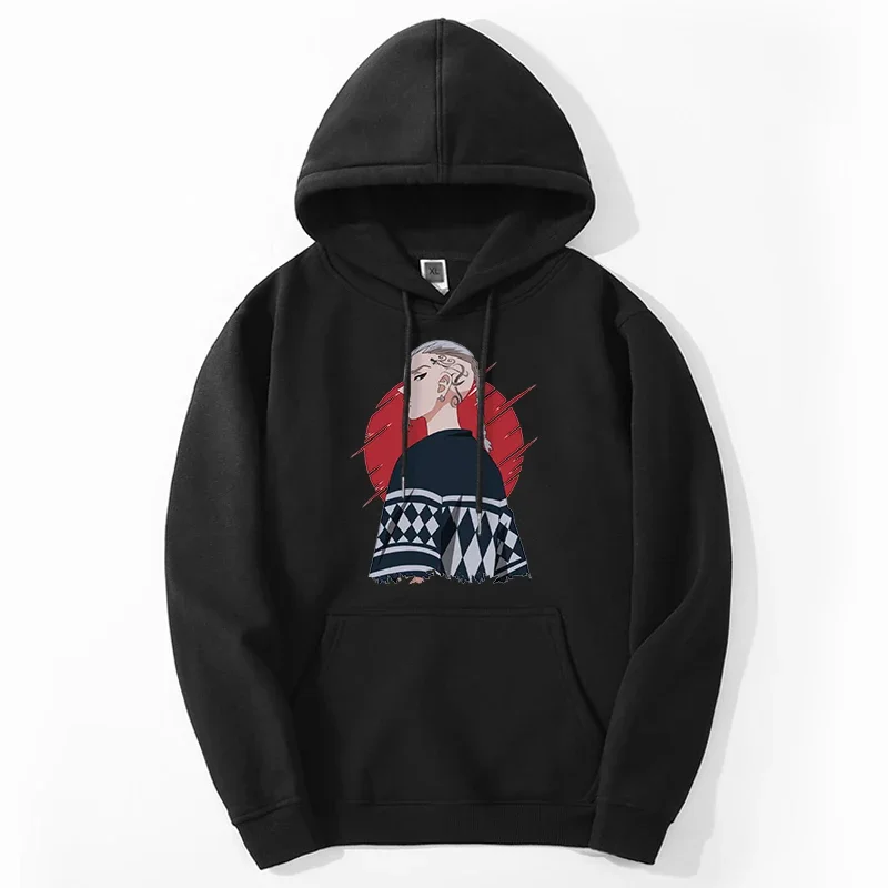 

Tokyo Revengers Hoodies Sweatshirts Men Women Mikey Anime Graphic Streetwear Long Sleeve Casual Harajuku Moletom Streetwear