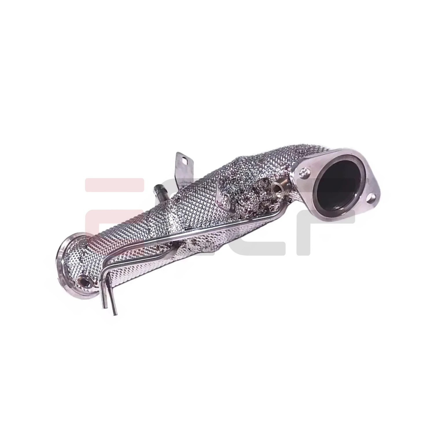 Sporty Downpipe With Heat Shield For Cadillac CT4 CT5 2.0T Aggressive Exhaust Sound Plug and Play Upgrade Performance
