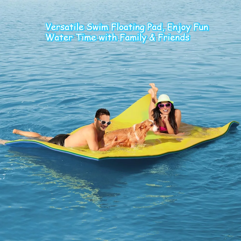 Water Party Floating Pad Portable Swim Relax Float Bed Suitable for Swimming Pool Lake Seaside Vacation Water Entertainment view 3