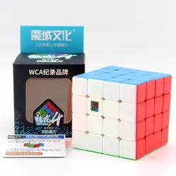Moyu Meilong 4x4 Magic Speed Cube Stickerloze Professionele Fidget Speelgoed Meilong 4x4x4 Cubo Magico puzzel Kinderen Geschenken