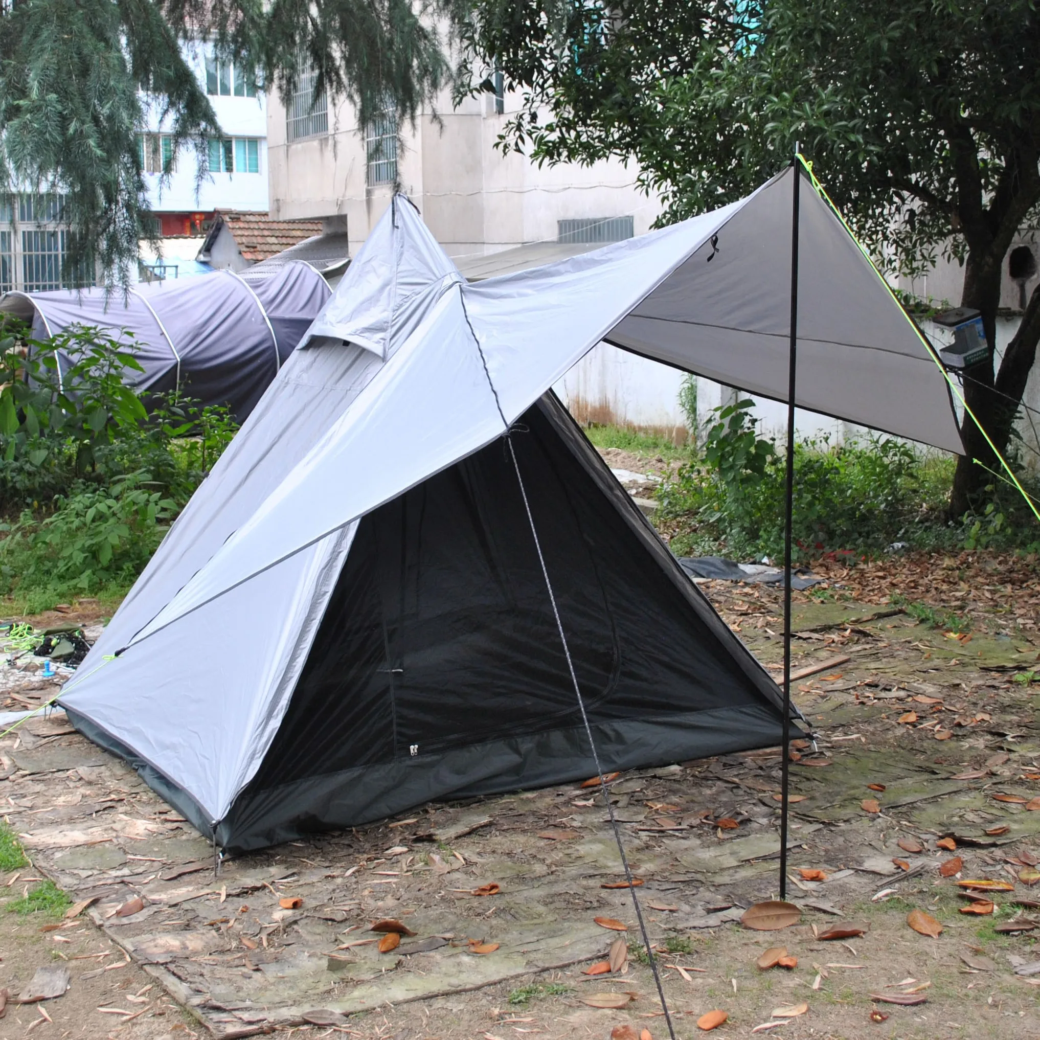 

CZX-605 2-person lightweight Tipi tent, family team outdoor backpacking camping hiking tent, waterproof and windproof