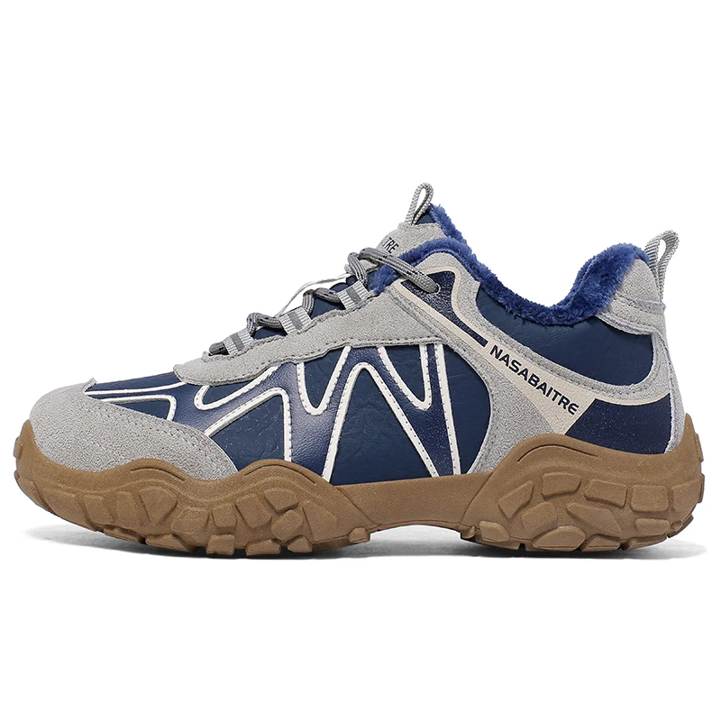 أحذية جري نسائية من الجلد المسامي، نسخة مطورة، خفيفة الوزن ومضادة للانزلاق، أحذية رياضية مريحة للأب