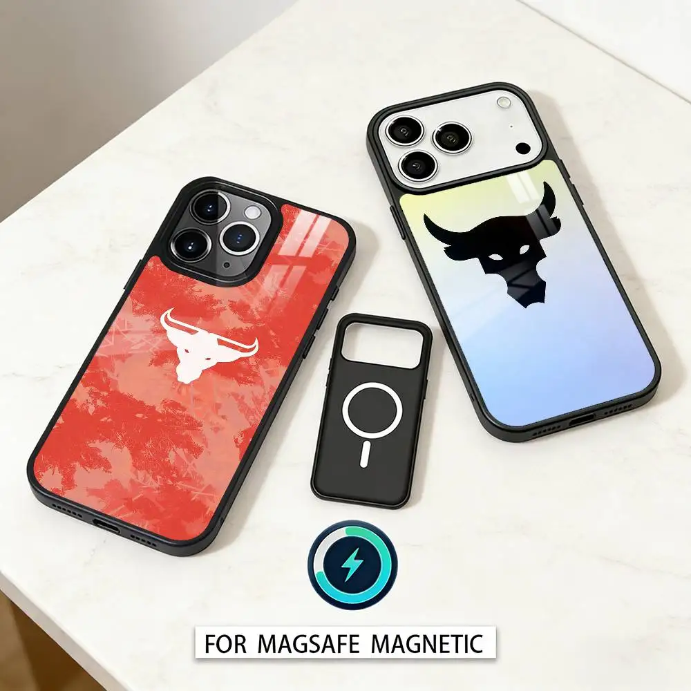 

P-Project-Rock Phone Case For iPhone 17,16,15,14,13,12,Pro,Max For Magsafe Magnetic Wireless Charging