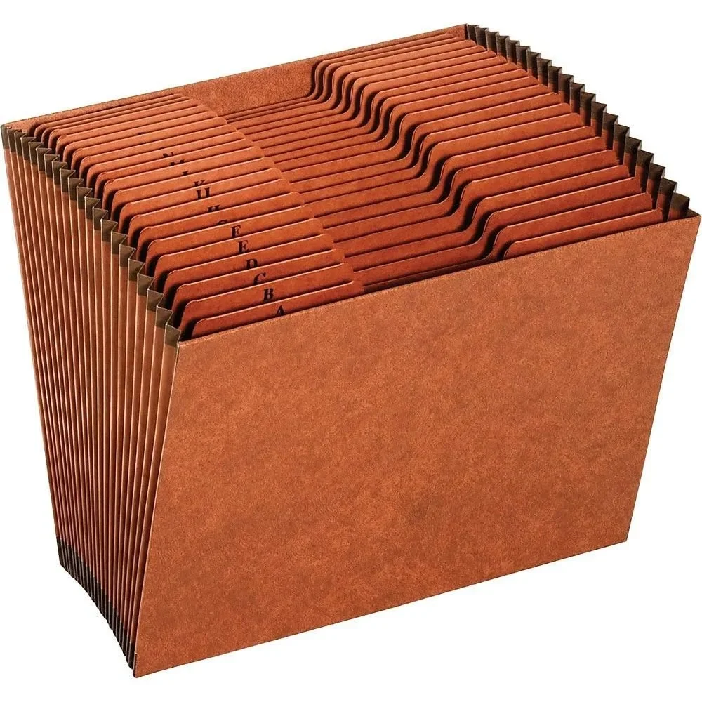 

Heavy-duty file extension, file organizer for school, home and office, durable 21-pocket file, open top