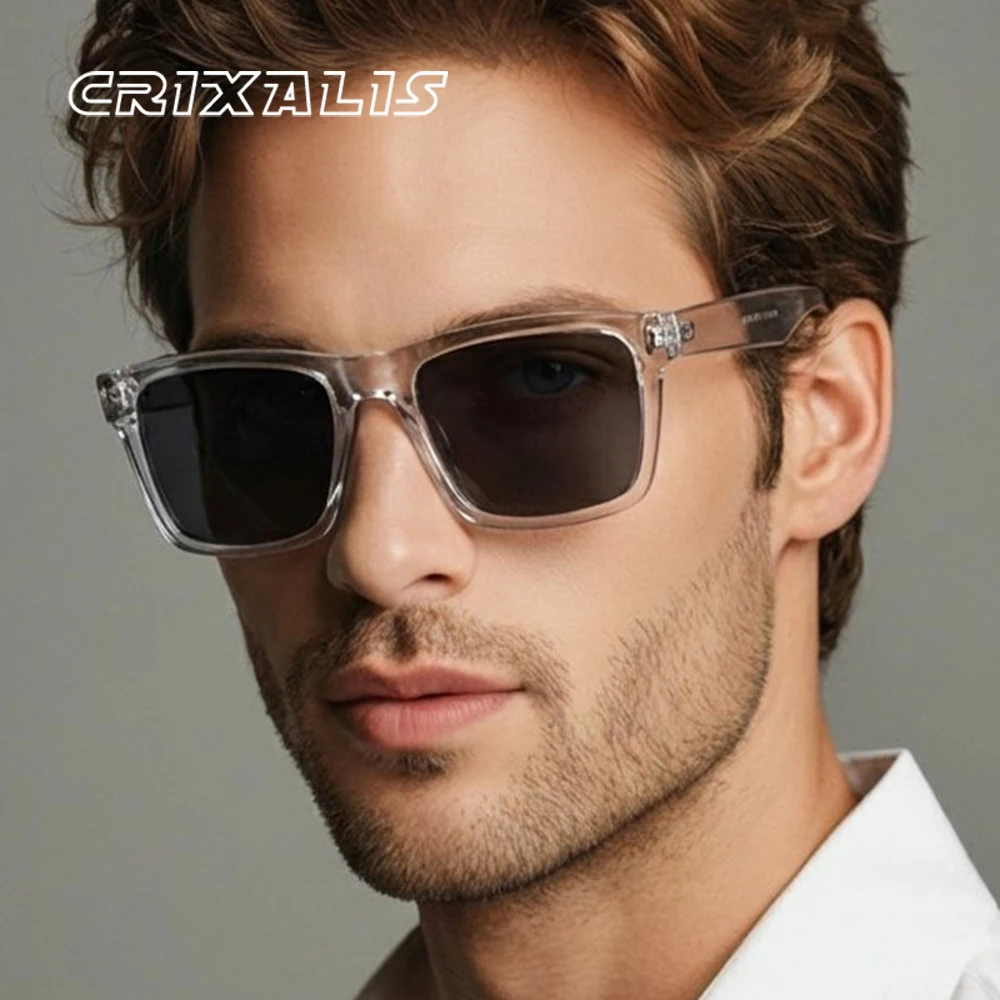 CRIXALIS Vollformat-Sonnenbrille für Herren, formelle Anlässe und Alltag, Angeln, Golf, Laufen, Outdoor-Brille, entspiegelt, UV400