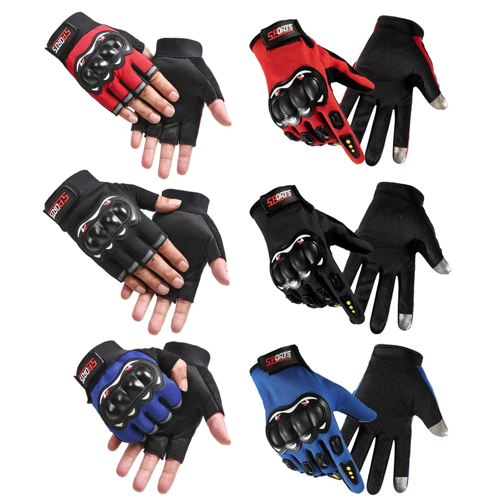 Motorcycle Racing Gloves Full Finger Breathable Mountain Bike Cross Dirt Riding Protection Cycling Gloves