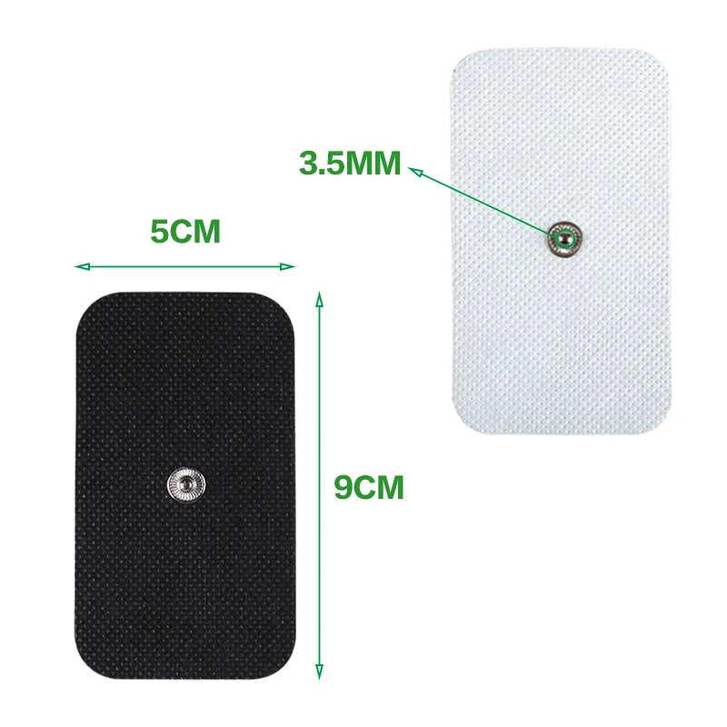 

Self-Adhesive Snap Electrode Pads Reusable Massager Gel Muscle Stimulator Massage Patches for Therapy and Fitness, 10 PCs 20PCs