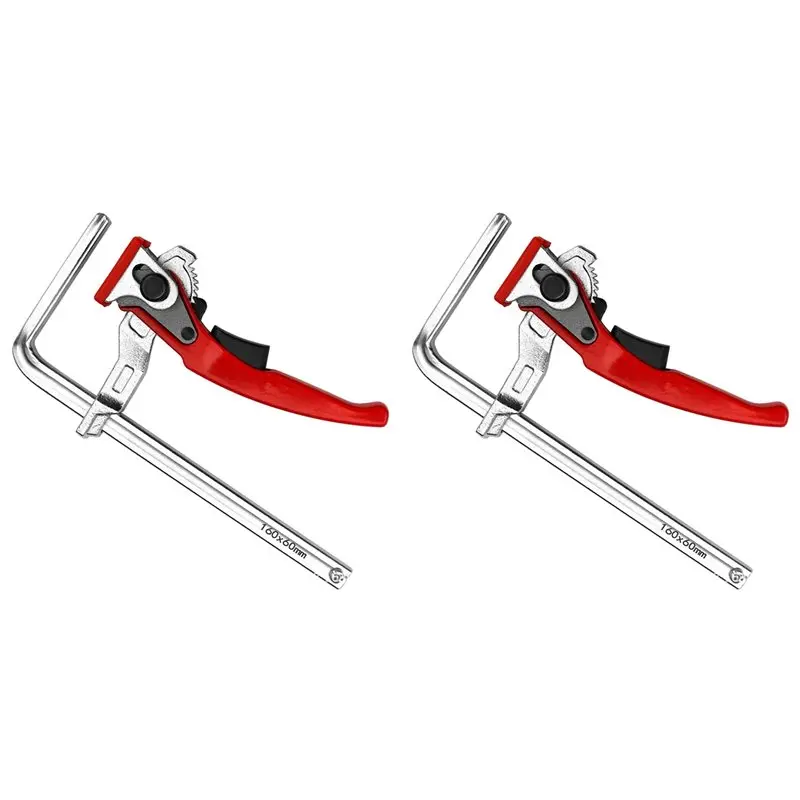 AB33-2X Quick Ratchet Track Clamps Woodworking Track Clamps For Sanding, Cutting Ratchet Track Clamp 160X60mm