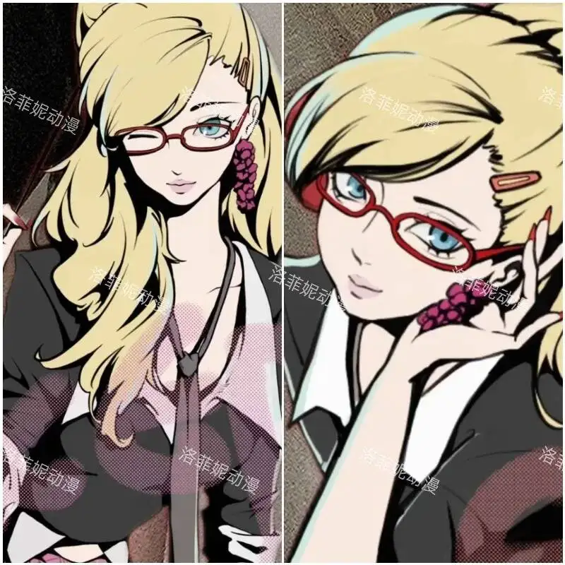 Attribute Takamaki Cosplay Eyeglasses Prop Cartoon Glasses Spectacles Acg Eyewear Picture Frame Goggles Christmas Present view 4