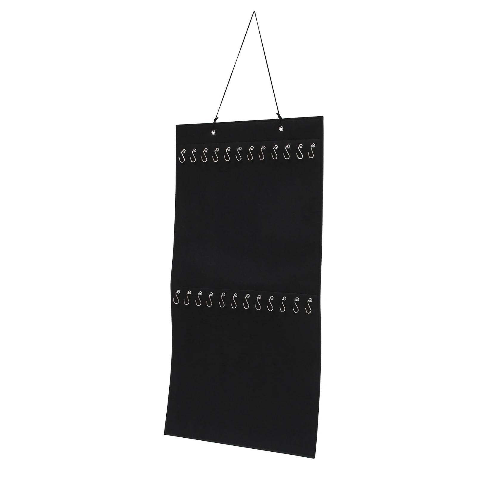 

1 set Wall Hanging Jewelry Storage Bag Felt Material Door Back Organizer Home Supplies Sturdy Practical Long Use Simple Design