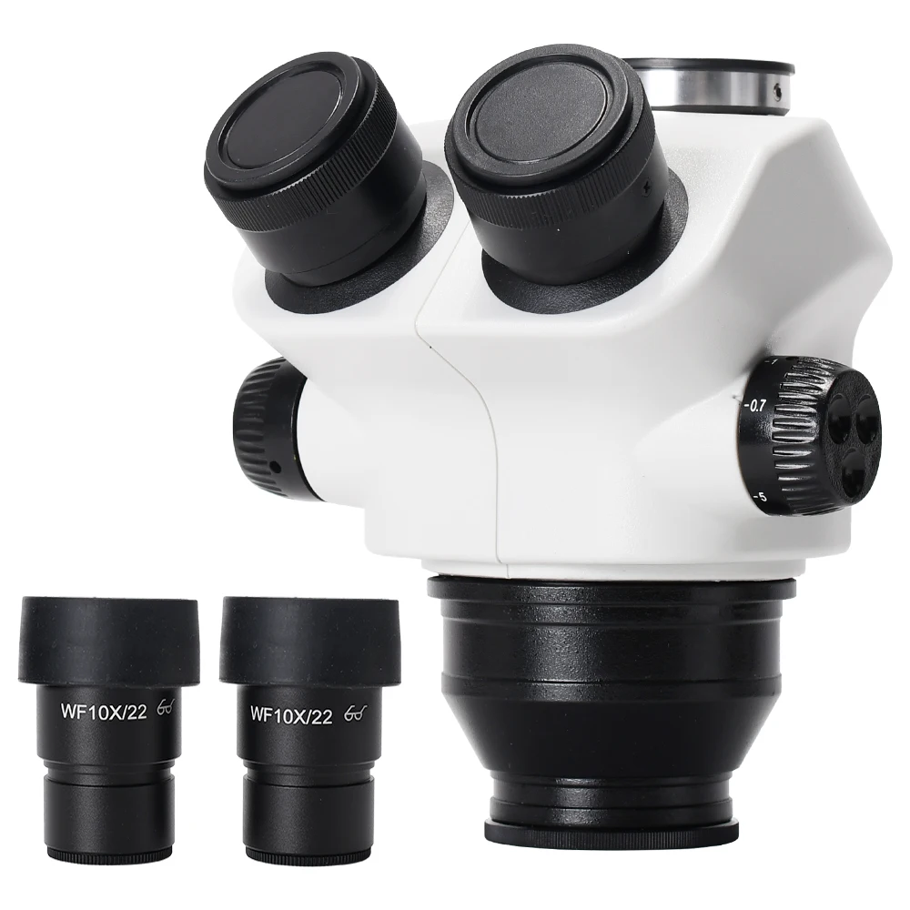 7X-50X  3.5-100X Stereo  Microscope Trinocular Microscope Head with WF10X/22mm Eyepiece Rubber Eye-Guards Microscope Accessories