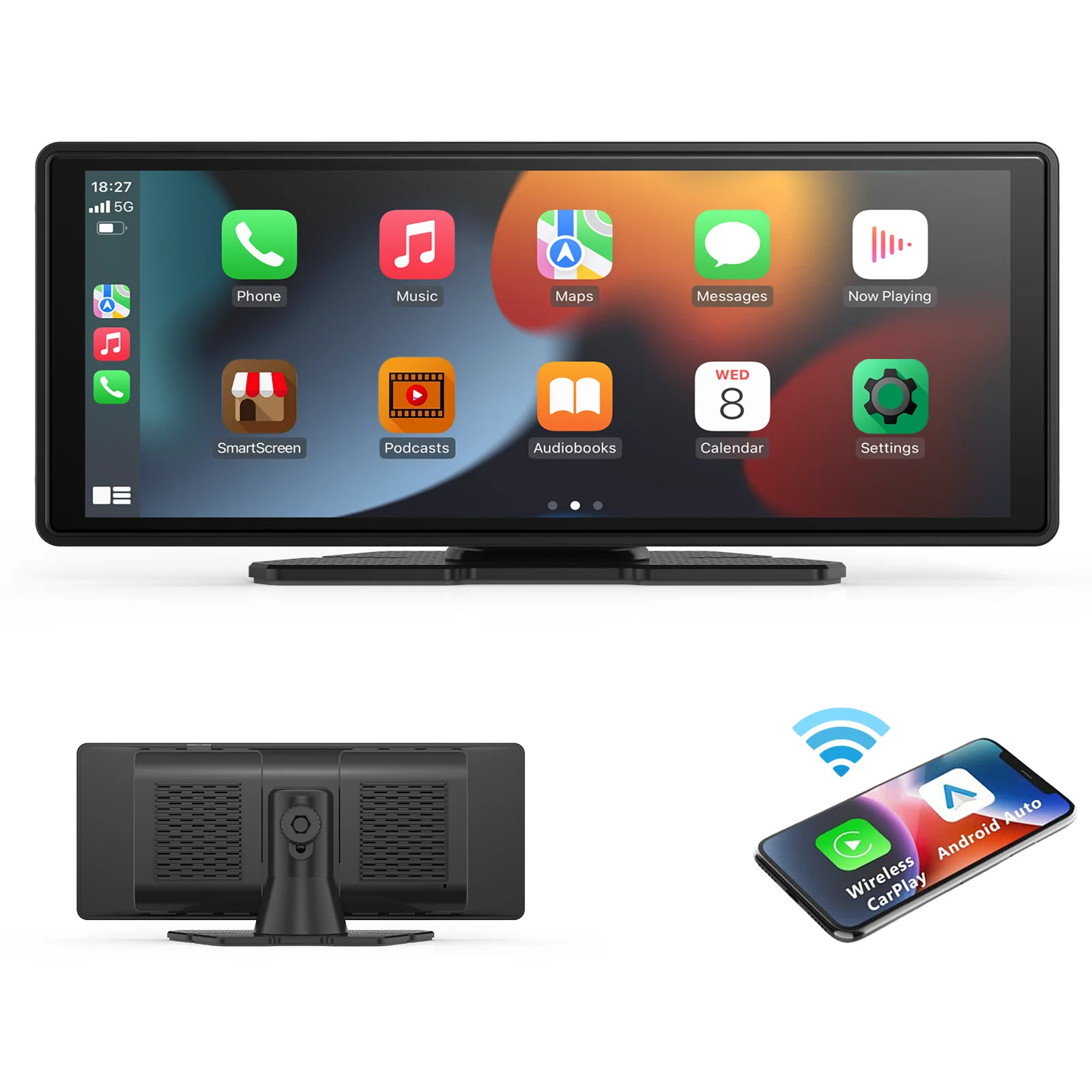 Pionray 10.26” Universal CarPlay Android Auto Car Radio Multimedia
