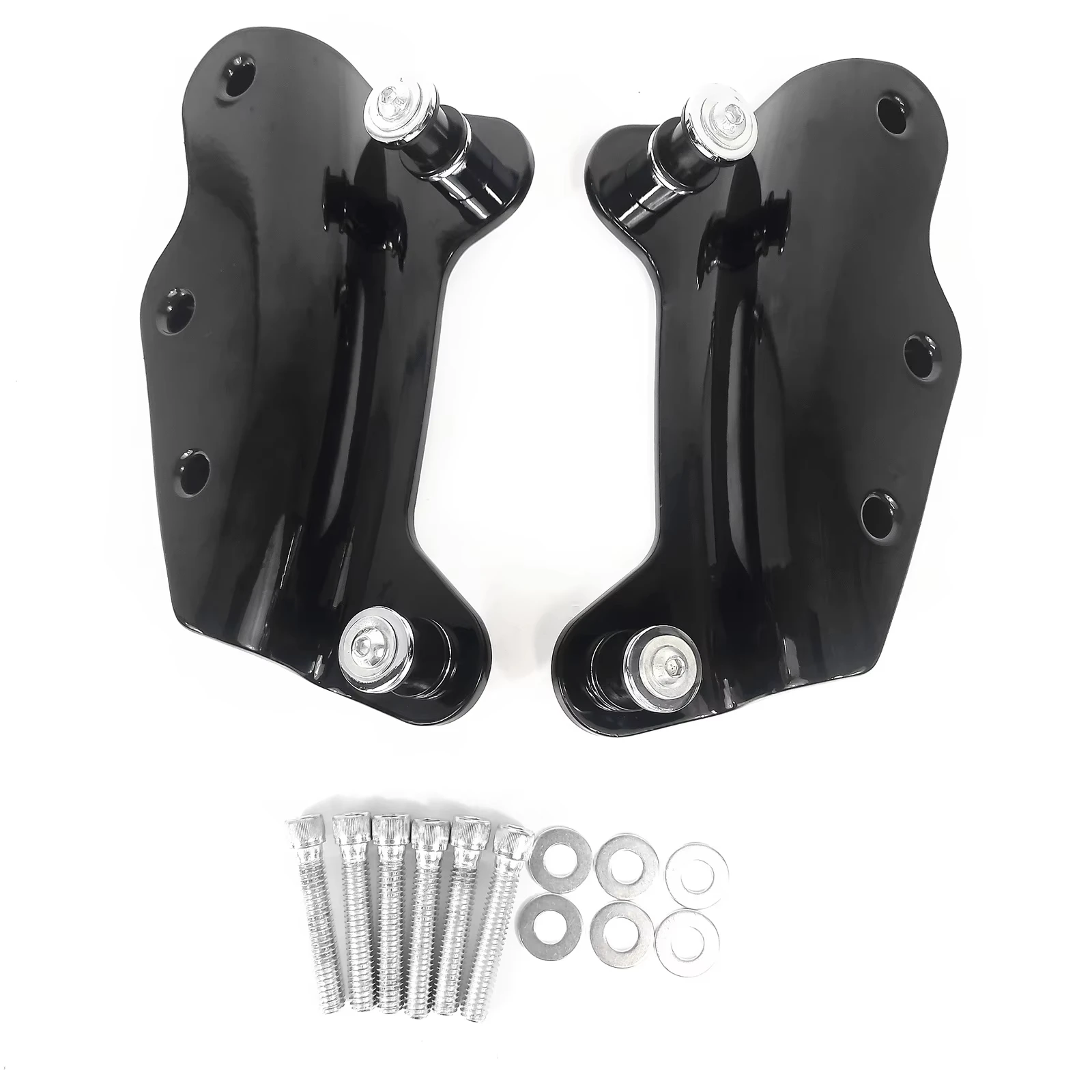 Motorcycle Rear Backrest Sissy Bar & Luggage Rack For Harley Touring Street Glide Electra Glide Road King FLHR CVO 2009-2026 view 4