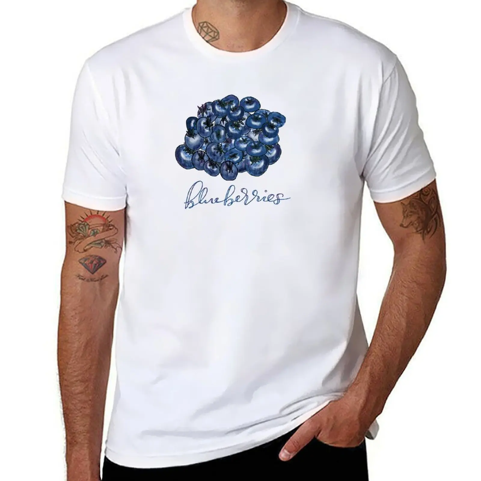 

Blueberries T-Shirt mens graphic t shirts t shirts for man graphic tees T-Shirt