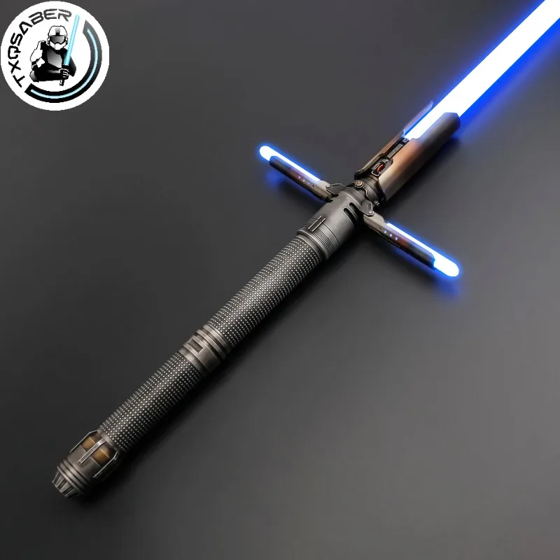 

TXQSABER Реплика Cal Kestis Crossguard Neo Pixel Lightsaber Proffie 2.2 Bluetooth Жест Коллекция зажигания Лазерный меч Игрушки
