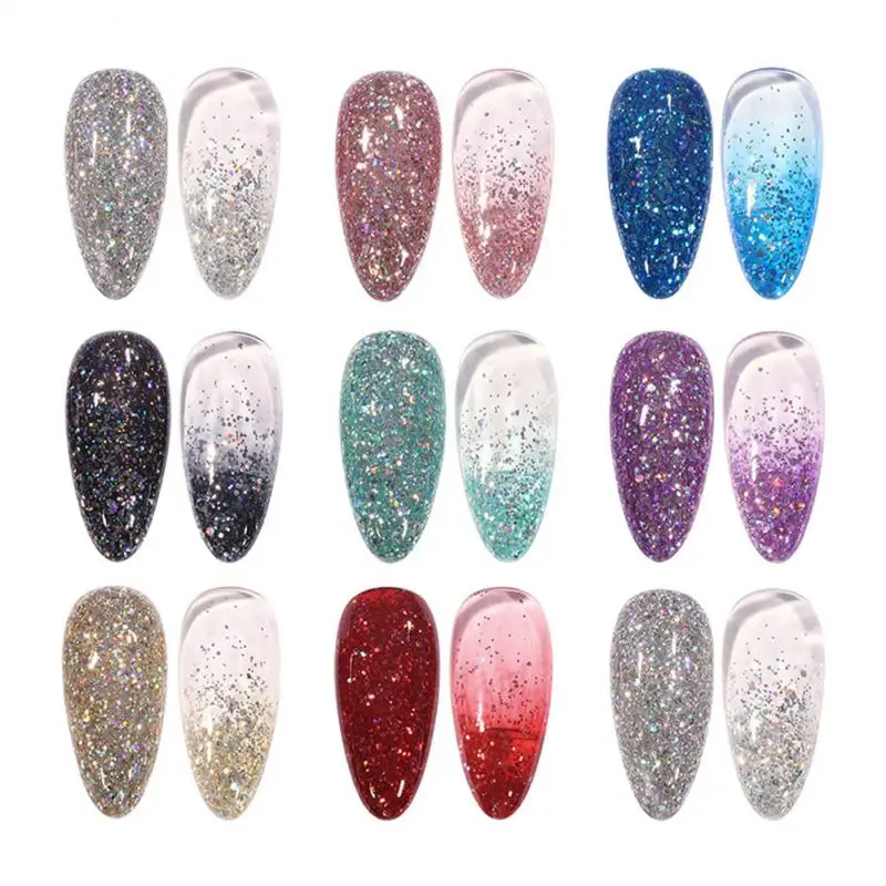 Nail Art Soak Off Varnish Long Lasting Nail Polish Glitter Gel Nail Polish High-quality Gel Nail Art Semi Permanent Long-lasting