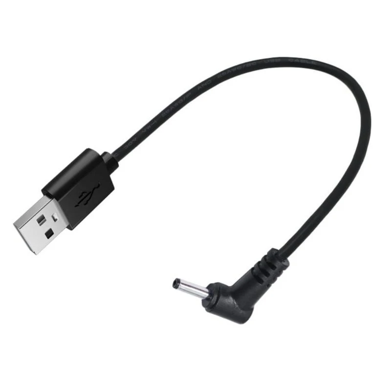 

652F Universal USB To DC3.5mmx1.35mm Cable For Small 5V Lamp Household Appliances Bluetooth-compatible Speakers