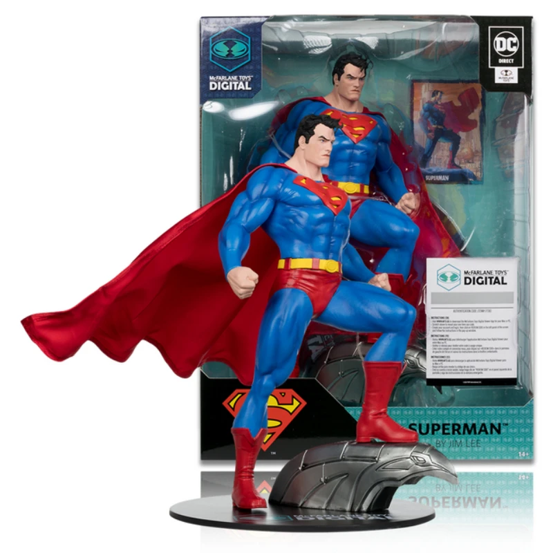 

McFarlane Superman Original Anime Figure PVC By Jim Lee DC 1/6 Action Figure Toys for Kids Gift Collectible Model Ornaments