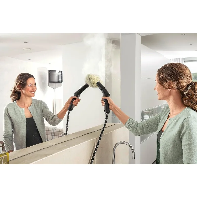 steam cleaner SC 3 EasyFix (short heating time: 30 seconds, surface per tank filling 1 x descaling cartridge, parking mode