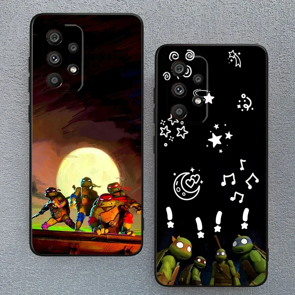 T-Teenage-Mutant N-Ninja-Turtles Phone Case For Samsung Galaxy A13,A21s,A22,A31,A32,A52,A53,A71,A80,A91 Soft Black Phone Cover