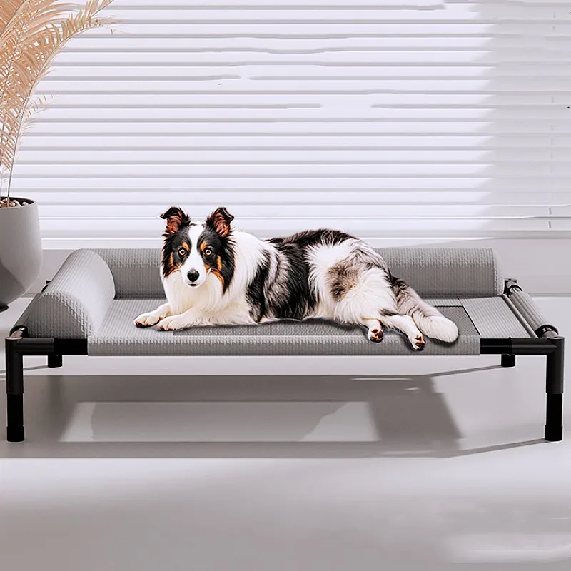 Dog Bed Moisture-proof Dog Beds Breathable Sofa Mat Dogs Kennel Removable Dogs Camping Bed Neck Protector Nest Pet Accessories