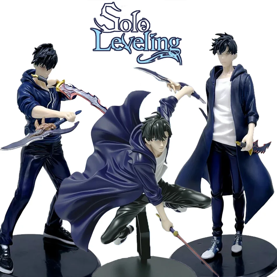 Auf Lager Solo Leveling (Anime-Version) Figur Aktion 21 cm PVC Sammeln Modell Figur Display Anime Merchandise