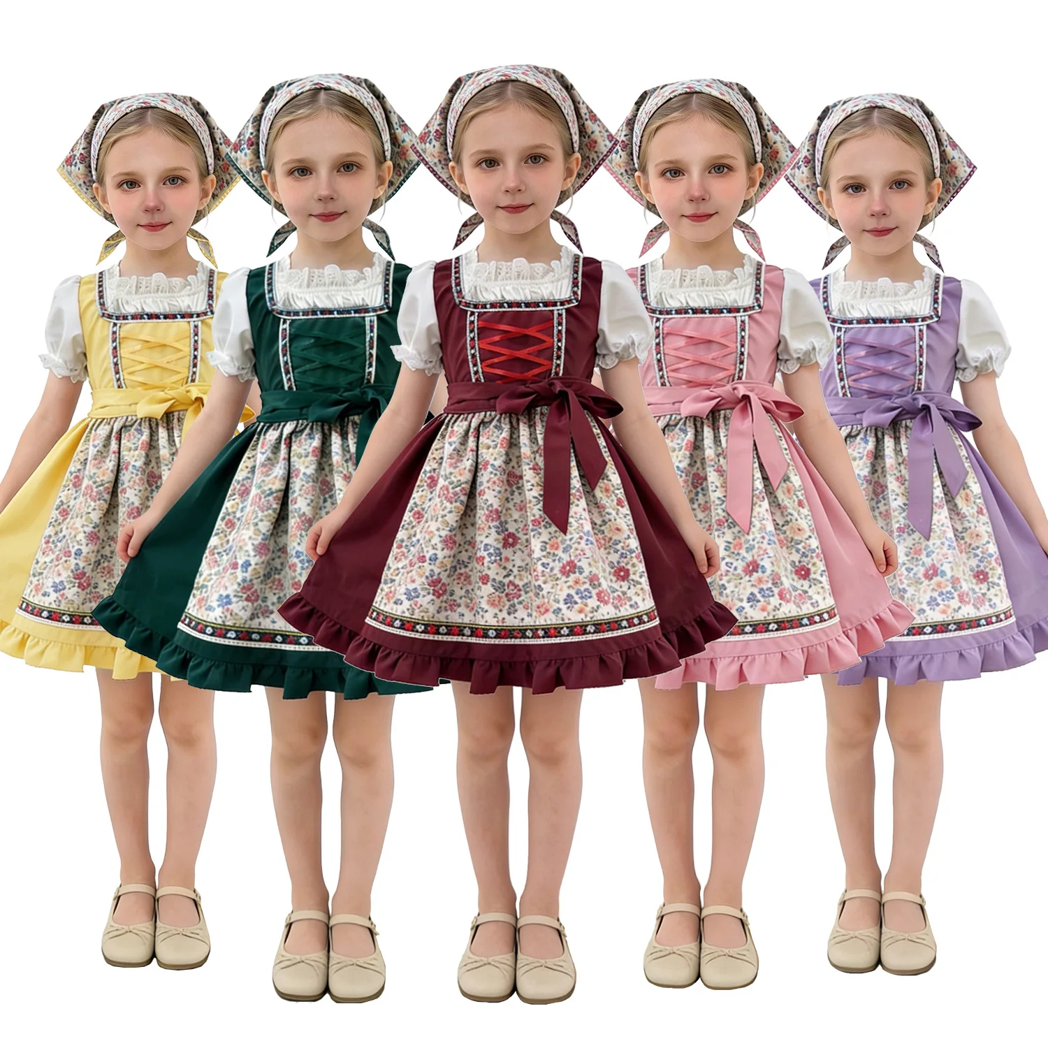 costume-bavarois-oktoberfest-robe-de-demoiselle-d'honneur-pour-enfants-style-campagnard-tenues-lolita-dirndl-traditionnel-robe-de-fantaisie