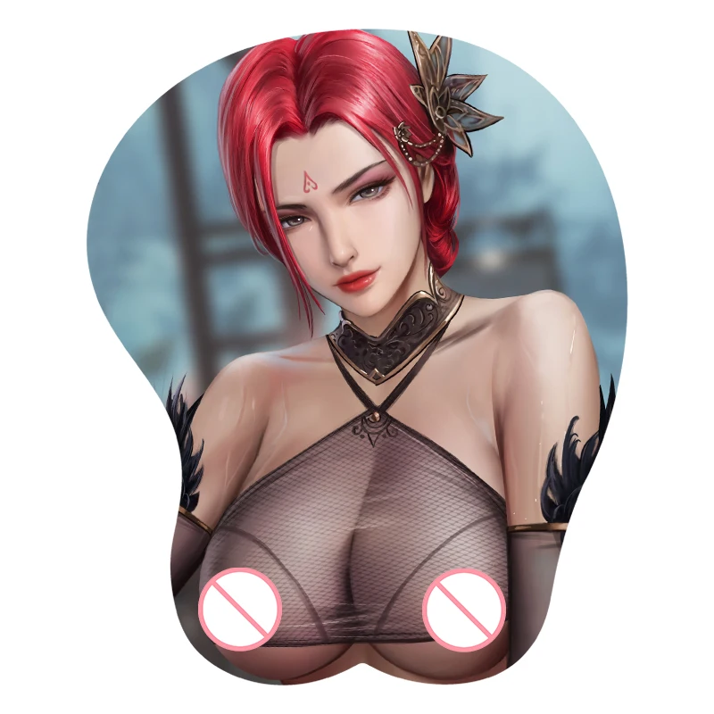 

Ya Fei Battle Through The Heavens Fiction Anime 3D Mouse Pad Wrist Rest Silicone Sexy Creative Gaming Mousepad Mat