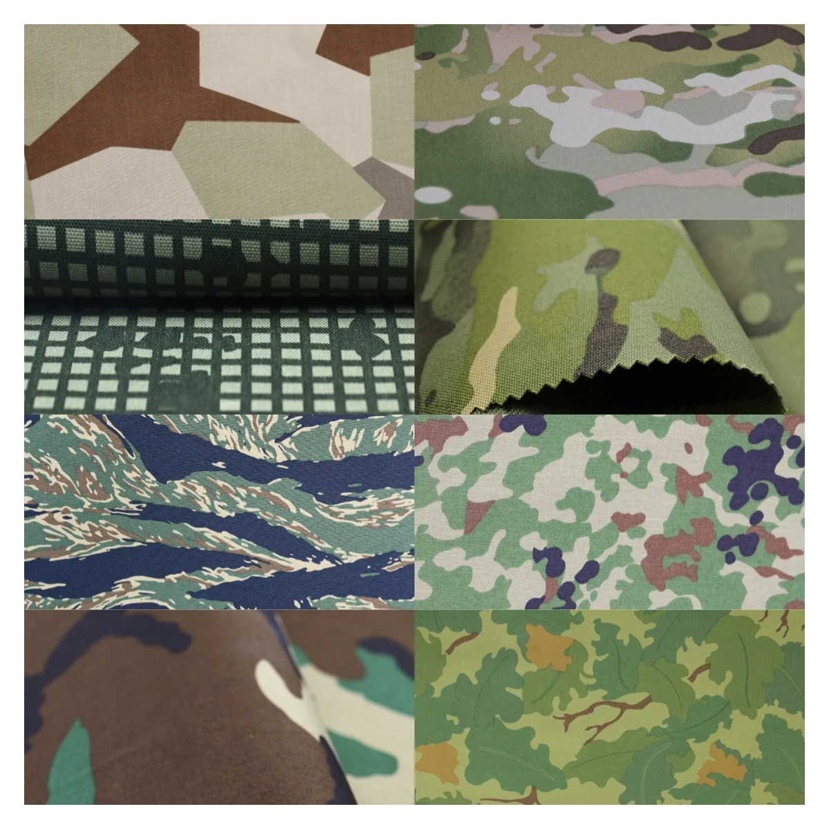 Ламинированная двухслойная камуфляжная ткань DNC M90 Multicam Black Tropic RG Wolf Grey Jieitai ERM 500D, нейлоновая композитная ткань 1000D